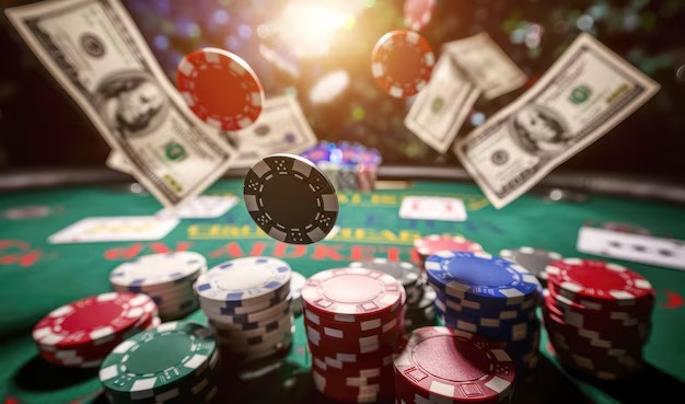 Live casino table with dealer and player interface on iOS mobile screen